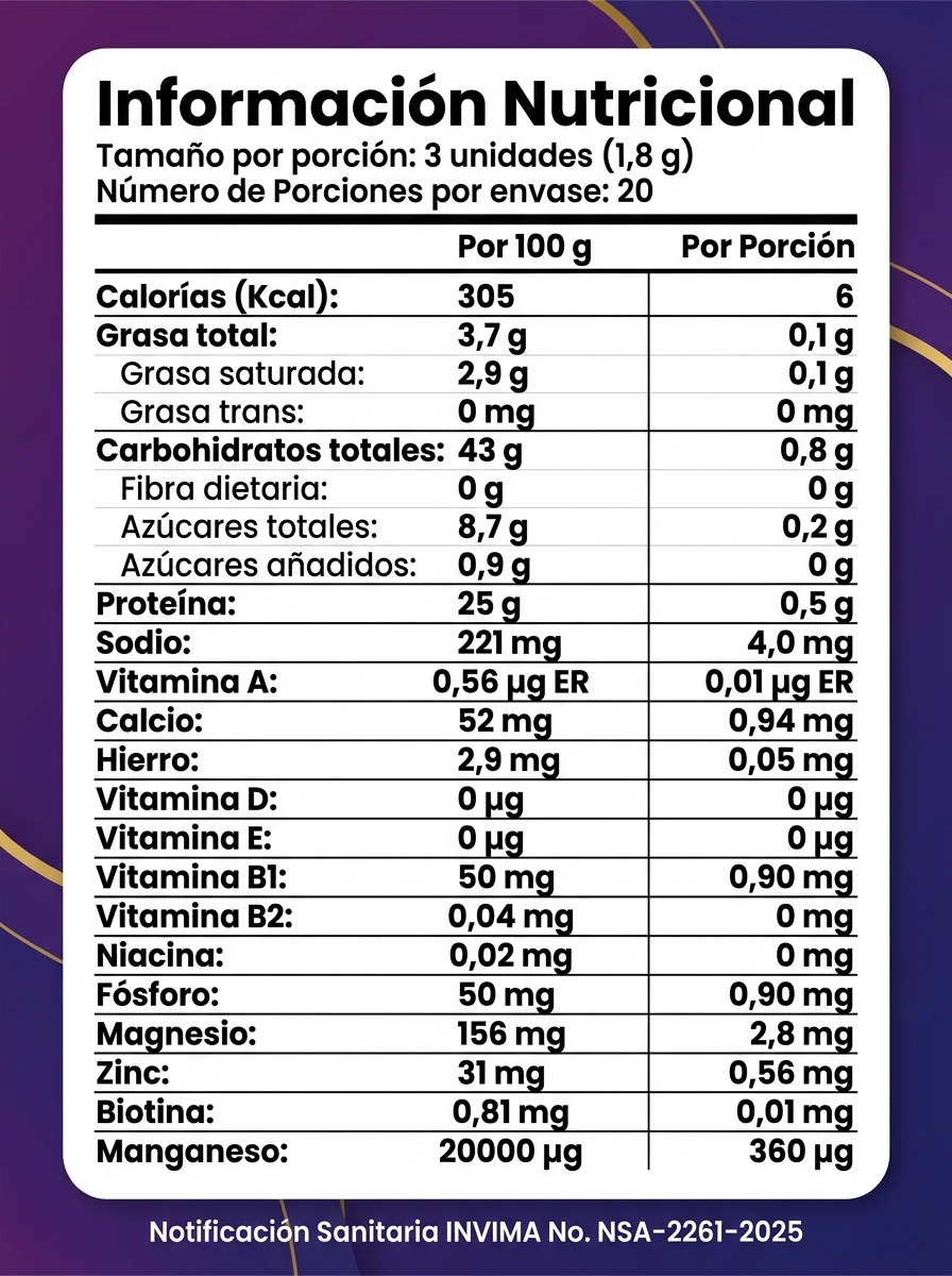 Resveratrol AMBRA · Sabor uva — V3